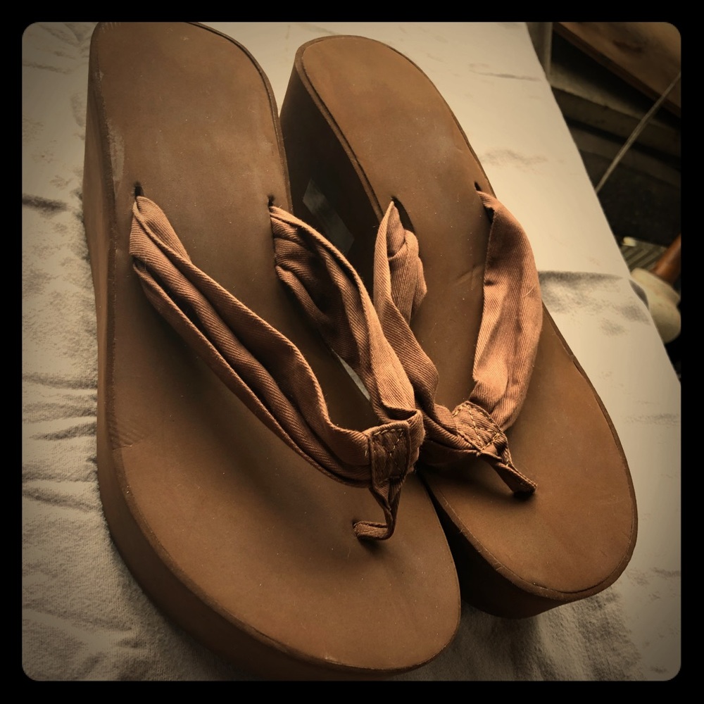 Platform sandals from Victoria secrets